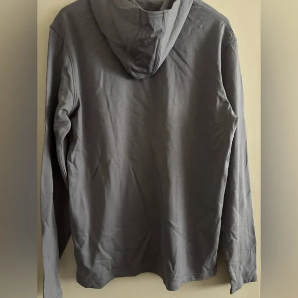 Peter Millar 90% merino wool Gray hoodie - Picture 7 of 8